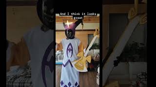 Hazbin Hotel Adam Cosplay Robe part 2 hazbinhotel adam hazbinhotelcosplay [upl. by Nelhsa]