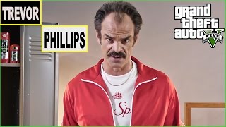 TREVOR Real Life Actor GTA 5 Steven Ogg Commercial Gameplay Fight Montage [upl. by Aysan]