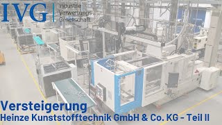 Versteigerung Heinze Kunststofftechnik GmbH amp Co KG Teil II I IVG [upl. by Philemol]