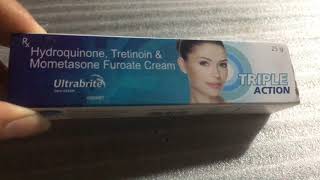 Hydroquinone tretinoin s mometasone furoate cream ultrabrite cream m garnti leti hu [upl. by Burrton]