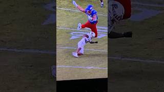 🚨🏈🏉 KANSAS PLAYER 45 WITH A crazy JUMP OVER colorado DEFENSIVE PLAYER collegegameday [upl. by Annalla]