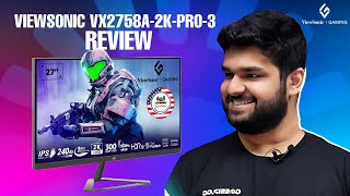 The Ultimate 1440p 240Hz Gaming Monitor ViewSonic VX2758A2KPRO3 Review  GossipGG [upl. by Marchak]