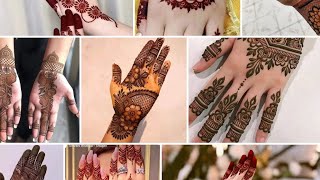 Simple And Trending Mehndi Designs mehndi mehndidesign mehndiart bridalmehndi viralvideo [upl. by Esetal]