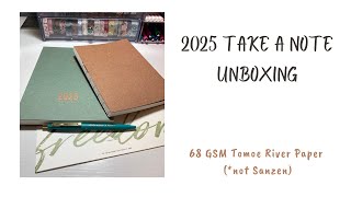 2025 Take a Note Unboxing Unhappy with Sanzen paper This planner might be an option [upl. by Ajssatsan851]