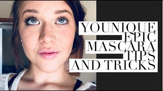 Younique Epic Mascara Tips amp Tricks [upl. by Nylirahs]