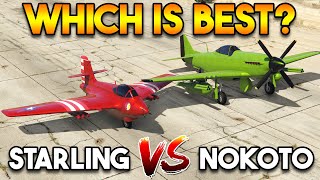 GTA 5 ONLINE  STARLING VS NOKOTO WHICH IS BEST PLANE [upl. by Wilton]