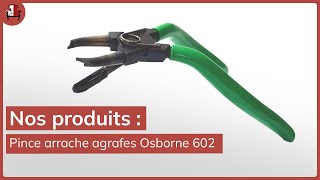 Pince arrache agrafes Osborne 602 [upl. by Gizela]