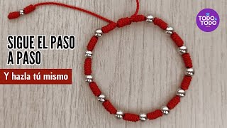 🆗 Cómo hacer NUDO FRANCISCANO 👨 Pulsera para HOMBRE DETODOATODO [upl. by Kenelm]