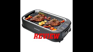 2024 Review Indoor Smokeless Grill Techwood 1500W Electric BBQ Grills [upl. by Giulia]