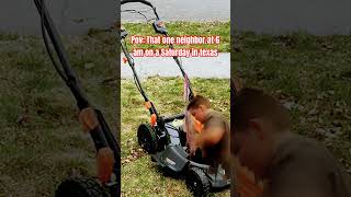 Lawn mower problems 🫤 relatable [upl. by Mirth]