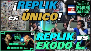 🔴COLOMBIANOS REACCIONAN a REPLIK vs EXODO  ¡REPLIK es ÚNICO 💥 FMS CARIBE JORNADA 2 2023 [upl. by Etteuqaj]