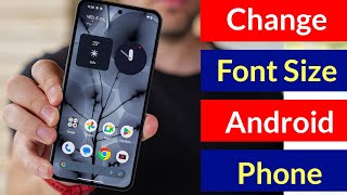 How to Change Font Size on Android Phone [upl. by Johna]