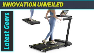 TOPUTURE 2in1 Folding Treadmill Review Unleash Your Fitness Freedom [upl. by Neimad58]