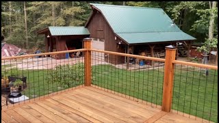 Wild Hog Wire deck railing [upl. by Herc]