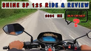 2024 shine sp125 short ride reviewhonda sp125newmodel vlog [upl. by Ainaled]