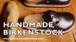 Handmade Shell Cordovan Good Year Welted Birkenstock Boston [upl. by Coad]