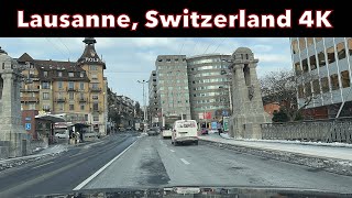 Lausanne Switzerland ðŸ‡¨ðŸ‡­  4K 60fps [upl. by Spanos]