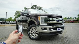 2018 Ford F250 Super Duty King Ranch Start Up Walkaround Test Drive and Review [upl. by Herrera762]