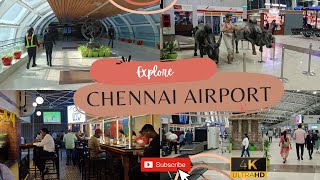 Chennai Airport Tour Vlog  4K [upl. by Aliehc892]