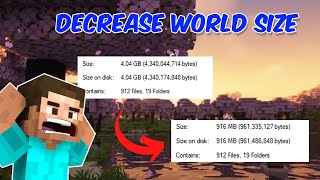 How to Decrease Minecraft World Size😱 Reduce World Size in Minecraft [upl. by Calise]