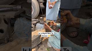 Is it right way to grease wheel bearing restoration grease lubricant shorts [upl. by Harald]