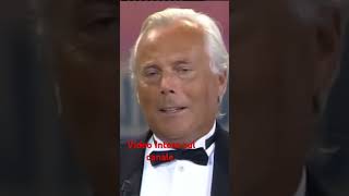 Giorgio Armani premia Robert De Niro  Telegatti 1991 [upl. by Stephanus]