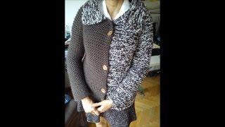 Harlequin Loom Knit Jacket [upl. by Lyrradal]