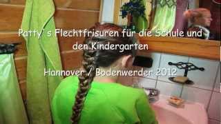 Französicher Zopf Flechten Tutorial Flechtfrisuren Anleitung Pattys Haarkunst [upl. by Niall]