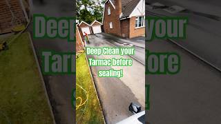 Tarmac Deep Clean and Sealing Prep pressurewash dirty drivewaysealing tarmac [upl. by Ribal]