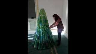 Recycled Plastic Bottle Christmas Tree [upl. by Gerome217]