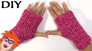 Zelf handschoenen breien op CraZKnitz breiraam [upl. by Ehrlich]