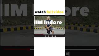 a clip from full daily vlog from my life at iim indore vlog [upl. by Iuqcaj]