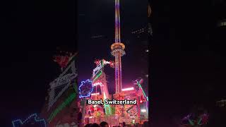 Basel Switzerland — basel switzerland swiss schweiz suisse fun funfair herbstmesse views [upl. by Nomrah]