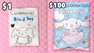 1 VS 100 BLIND BAG 🩵 cinnamoroll edition  ASMR  tutorial  applefrog [upl. by Bum]