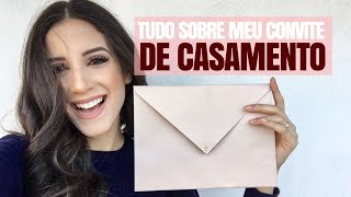 COMO FIZ MEU CONVITE DE CASAMENTO  DIY [upl. by River775]