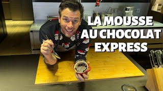 RECETTE DE NORBERT  LA MOUSSE AU CHOCOLAT EXPRESS ET CROQUANTE [upl. by Suirred]