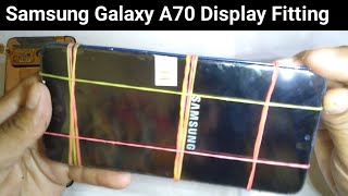 Samsung A70 Display Combo Fitting  How To Replace a Cracked Smartphone Screen [upl. by Enylecoj267]