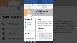 Create an Impressive CV in Word Craft a Professional CV in Word [upl. by Moorish]