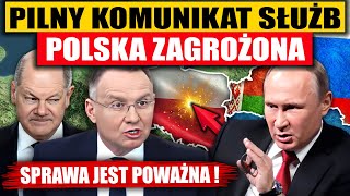 PILNY KOMUNIKAT SŁUŻB  POLSKA ZAGROŻONA [upl. by Dinny]