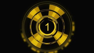 COUNTDOWN Timer 10 sec  v 476  circle timer with sound effects HD 4k [upl. by Kobylak659]