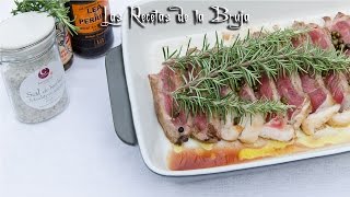 ENTRECOT 🥩 al HORNO con ROMERO  Recetas de cocina fáciles sanas y saludables [upl. by Atikim]