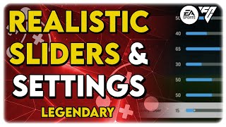 Realistic FC24 Gameplay Sliders Legendary [upl. by Dnomse]