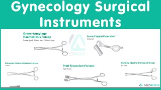 100 Commonly used Gynecological Surgery Instruments pictures and uses [upl. by Laban798]