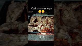 Coelho assado na grelha roça churrasco sertanejo habits coelho acampamento pescaria pesca [upl. by Jannel]