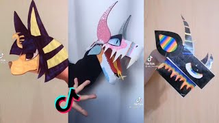 Dragon Puppet Crafts  Paper Dragon TikTok Compilation 45 [upl. by Lars271]