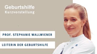 Geburtshilfe UKHD  Kurzvorstellung Prof Dr Stephanie Wallwiener [upl. by Buerger]