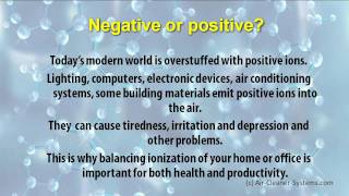 Negative Ions  How Do Neg Ions Influence Our Health [upl. by Jorge]