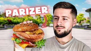 BURGER CU PARIZER IN DOROBANTI  BUCURESTI mai scump ca Black Angus [upl. by Gualtiero867]