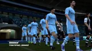 FIFA12 predicts Man City v Newcastle United in the Premier League [upl. by Kinsman]