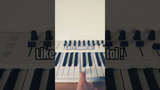 Bardock Thème  Solid State Scouter  Easy Piano Tutorial youtubeshorts piano shorts [upl. by Aramak]